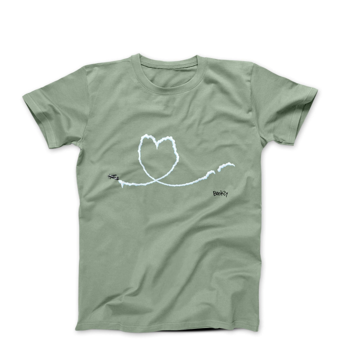 Banksy Love Plane 2011 Street Art T-shirt - Street, Pop & Media Art - Harvey Ltd
