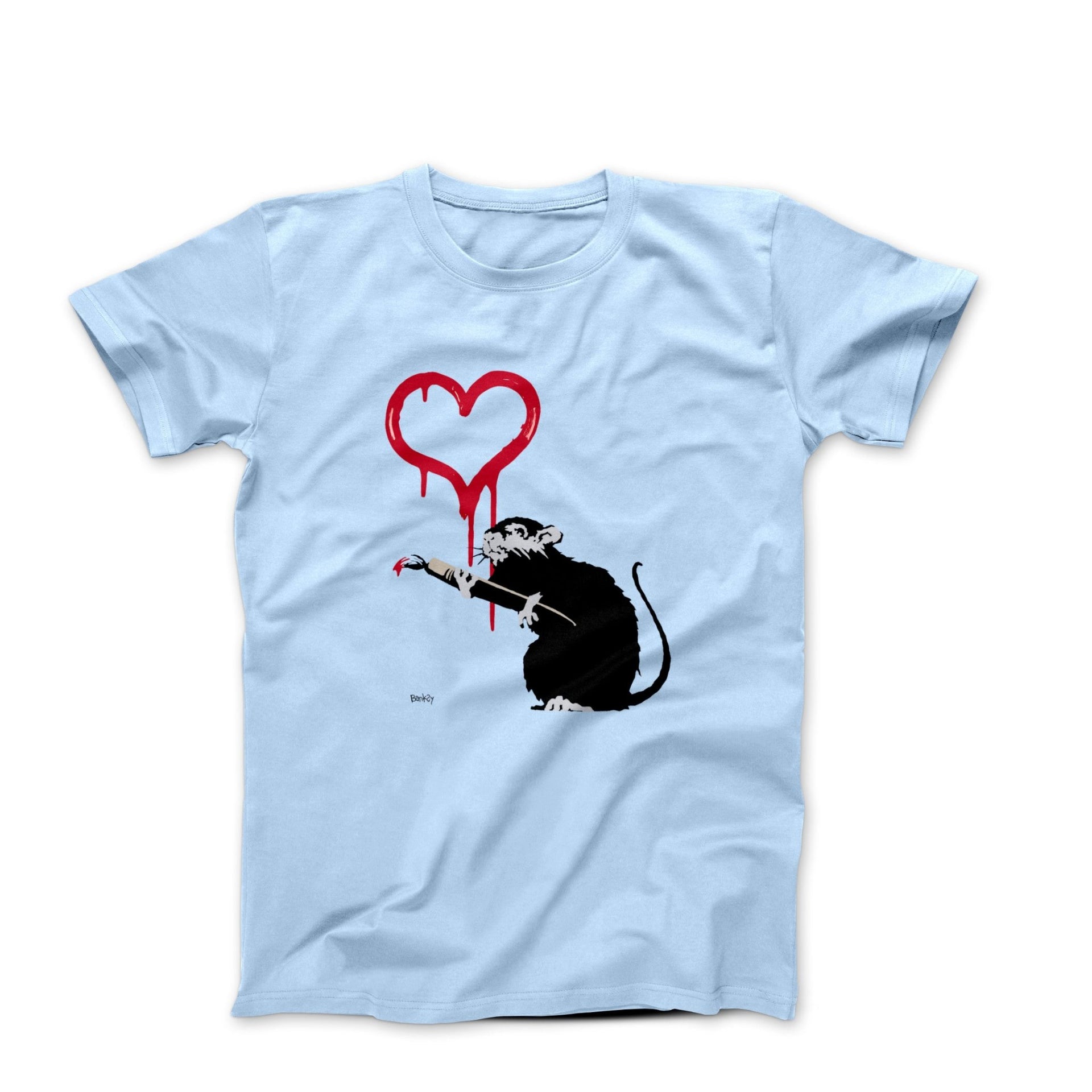 Banksy Love Rat Street Art T-shirt - Street, Pop & Media Art - Harvey Ltd
