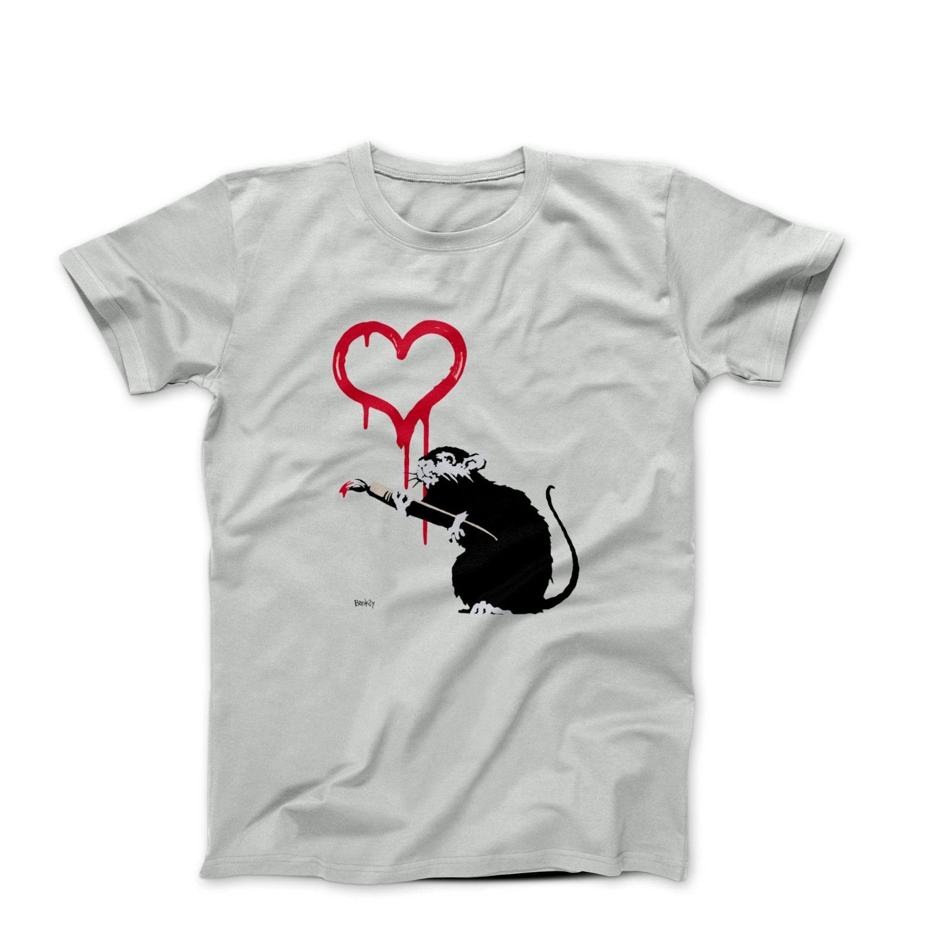 Banksy Love Rat Street Art T-shirt - Street, Pop & Media Art - Harvey Ltd