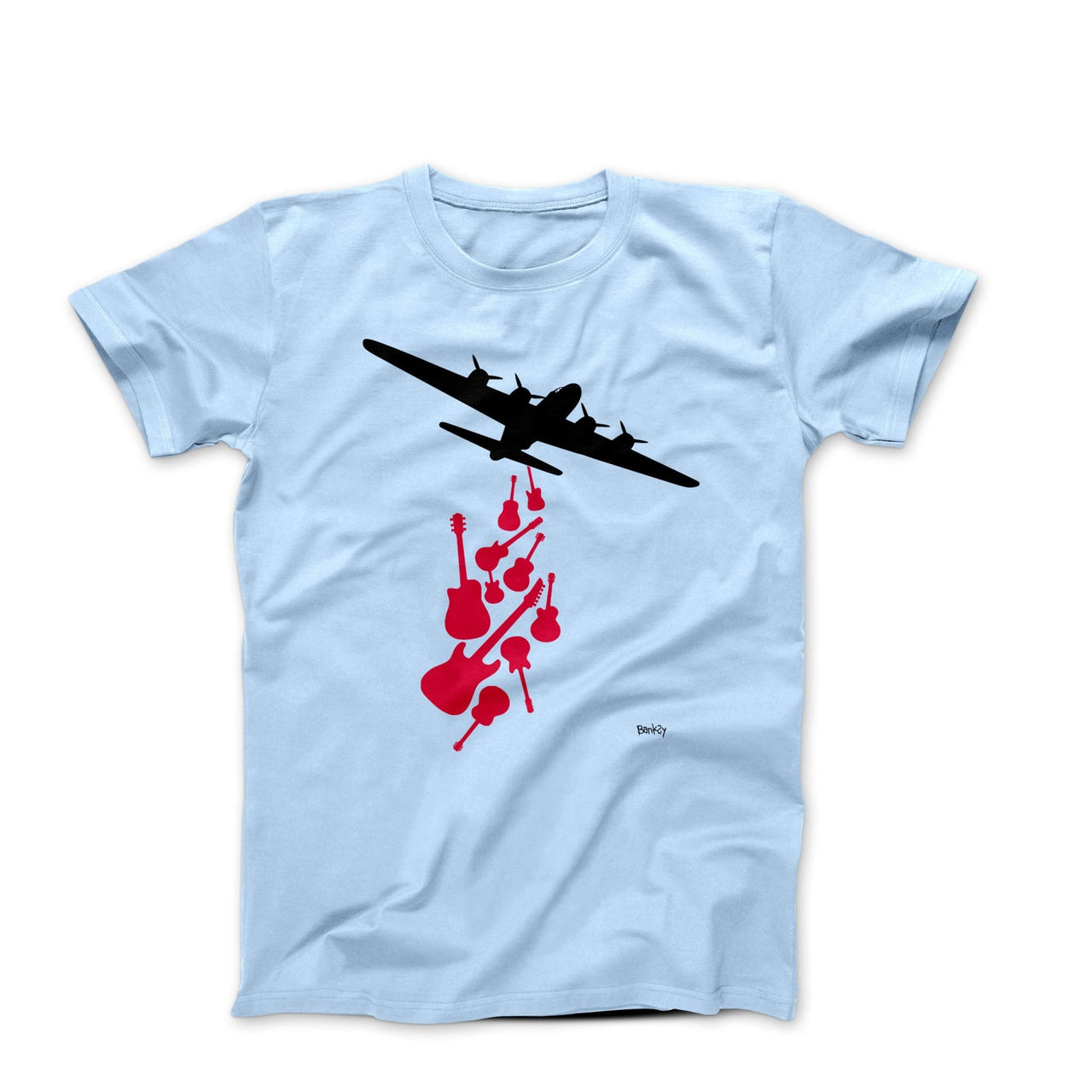 Banksy Make Music Not War Street Art T-shirt - Street, Pop & Media Art - Harvey Ltd