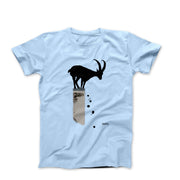 Banksy Mountain Goat (2024) Street Art T - Shirt - Clothing - Harvey Ltd