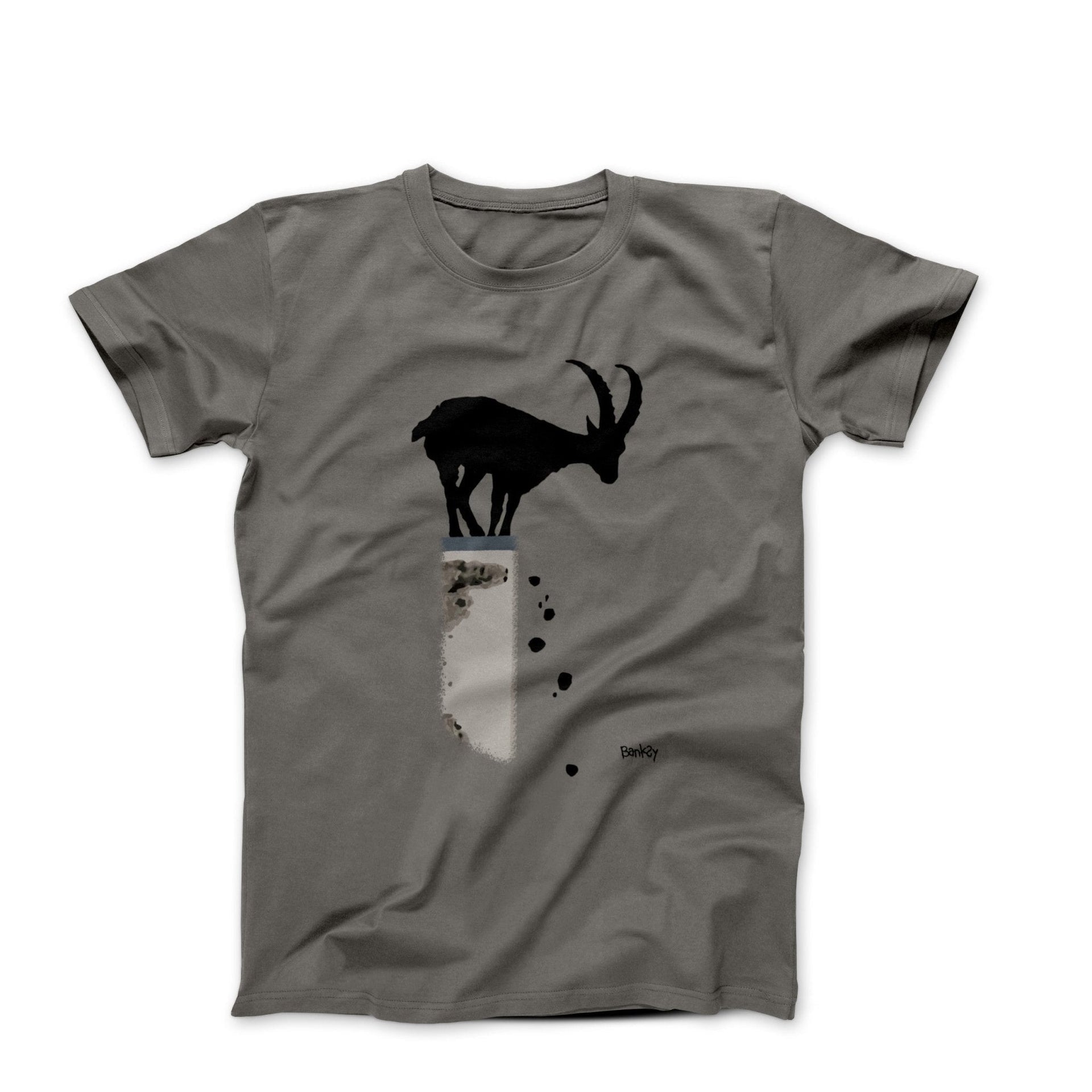 Banksy Mountain Goat Street Art T-Shirt - Street, Pop & Media Art - Harvey Ltd