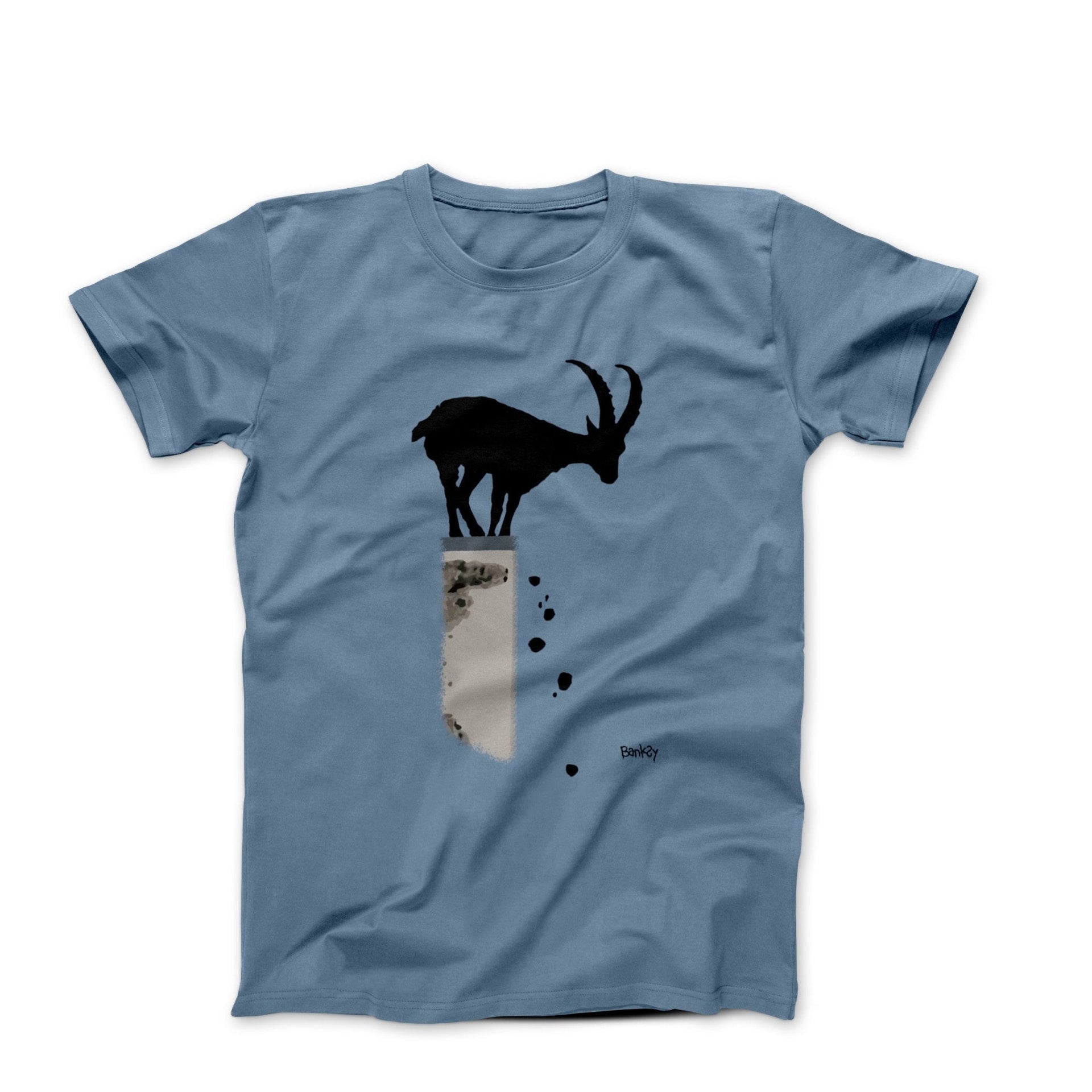 Banksy Mountain Goat Street Art T-Shirt - Street, Pop & Media Art - Harvey Ltd