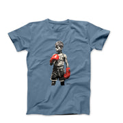 Banksy Never Give Up Street Art T - shirt - Clothing - Harvey Ltd