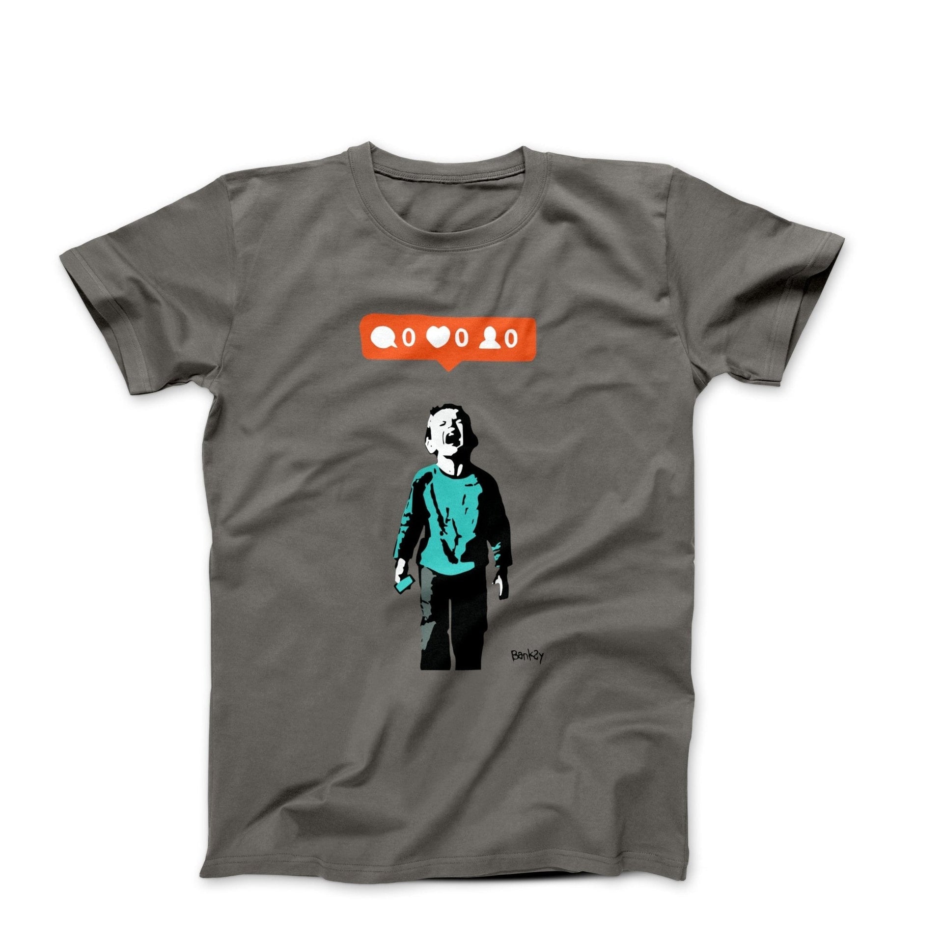 Banksy No Body Likes Me Street Art T-shirt - Street, Pop & Media Art - Harvey Ltd
