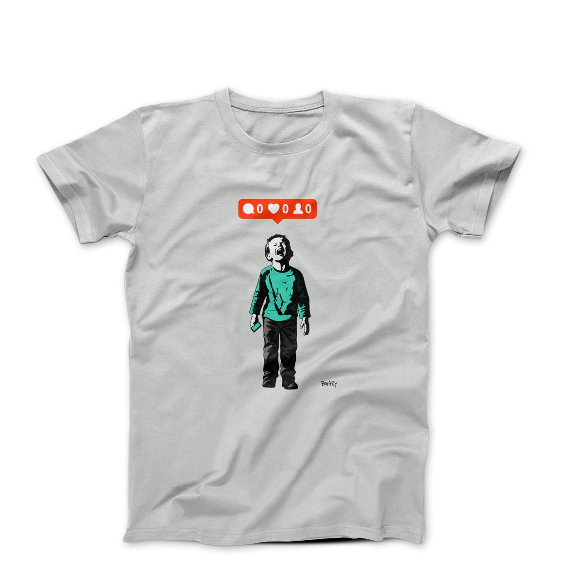 Banksy No Body Likes Me Street Art T-shirt - Street, Pop & Media Art - Harvey Ltd