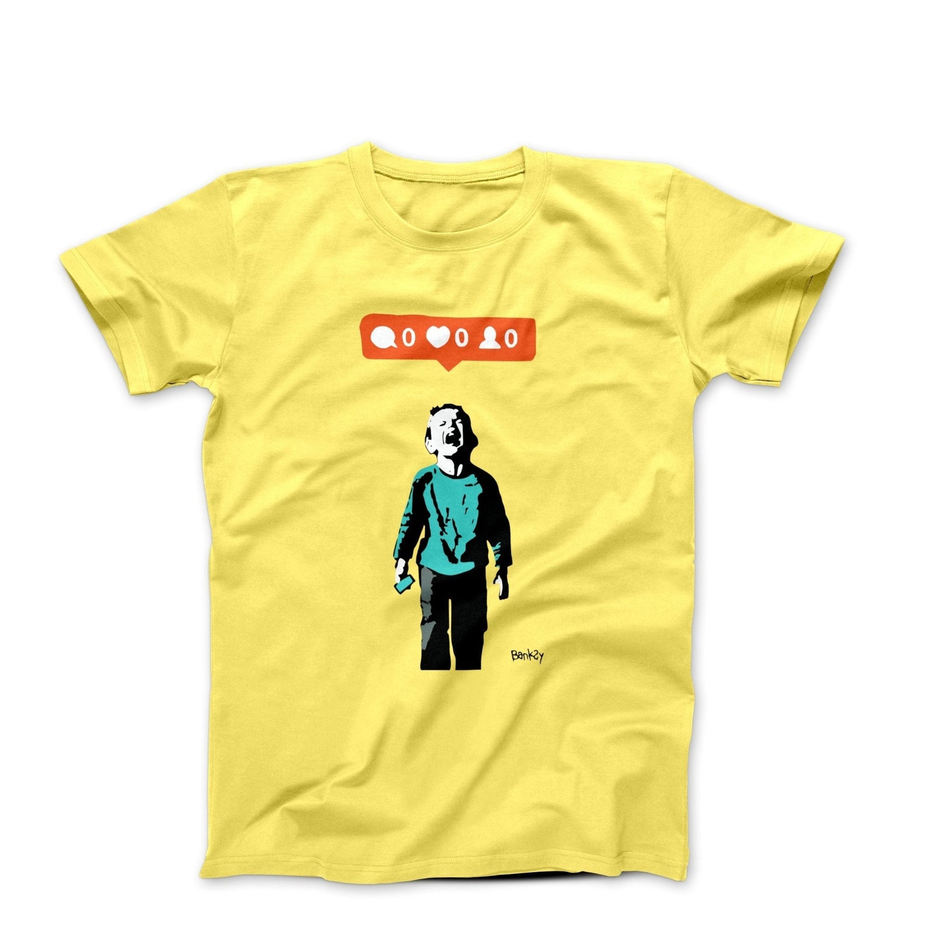 Banksy No Body Likes Me Street Art T-shirt - Street, Pop & Media Art - Harvey Ltd