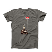 Banksy No Trespassing Street Art T-shirt - Street, Pop & Media Art - Harvey Ltd