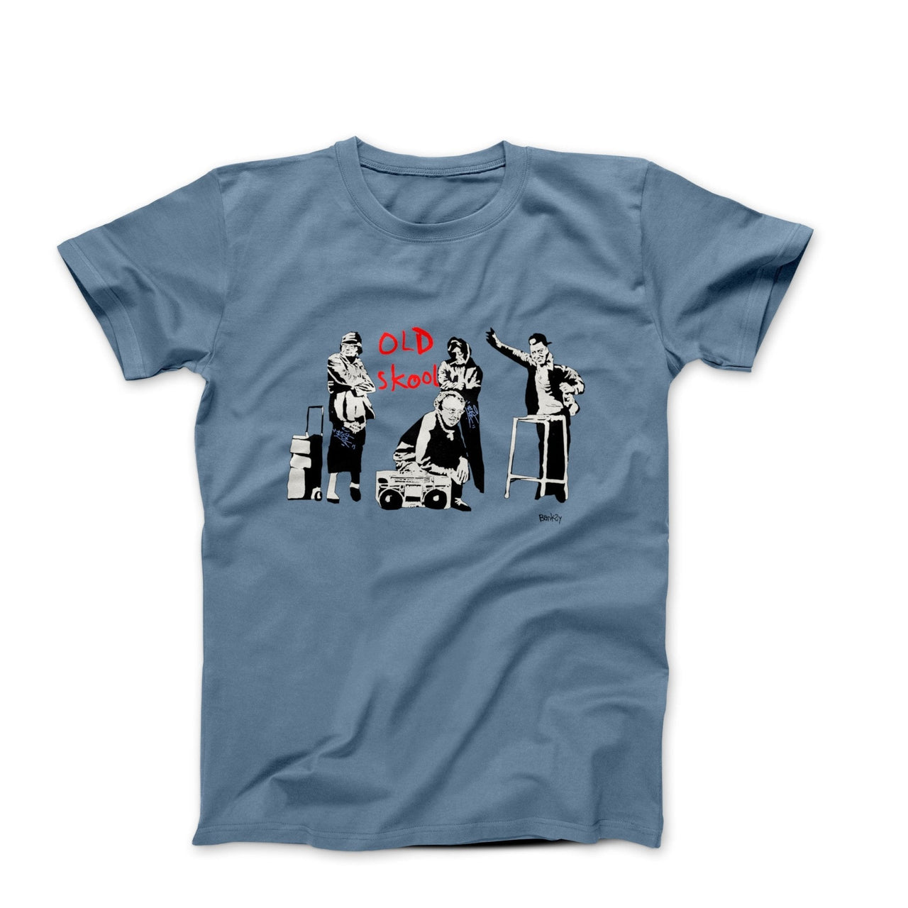 Banksy Old Skool (2006) Street Art T-shirt - Street, Pop & Media Art - Harvey Ltd