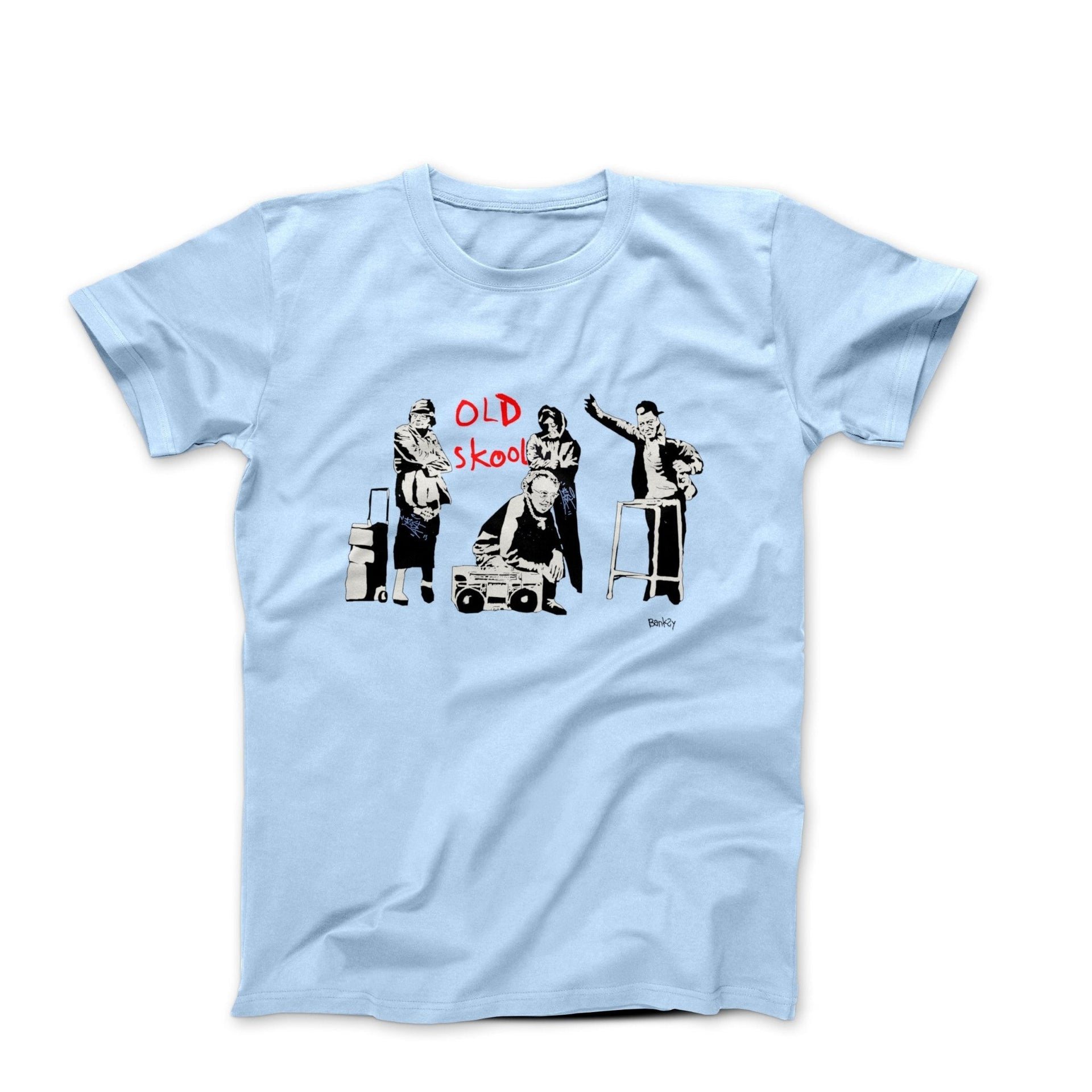 Banksy Old Skool (2006) Street Art T-shirt - Street, Pop & Media Art - Harvey Ltd