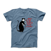 Banksy Out of Bed Rat Street Art T-shirt - Street, Pop & Media Art - Harvey Ltd