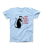 Banksy Out of Bed Rat Street Art T-shirt - Street, Pop & Media Art - Harvey Ltd
