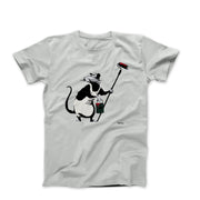 Banksy Painter Rat (2015) Street Art T-shirt - Street, Pop & Media Art - Harvey Ltd