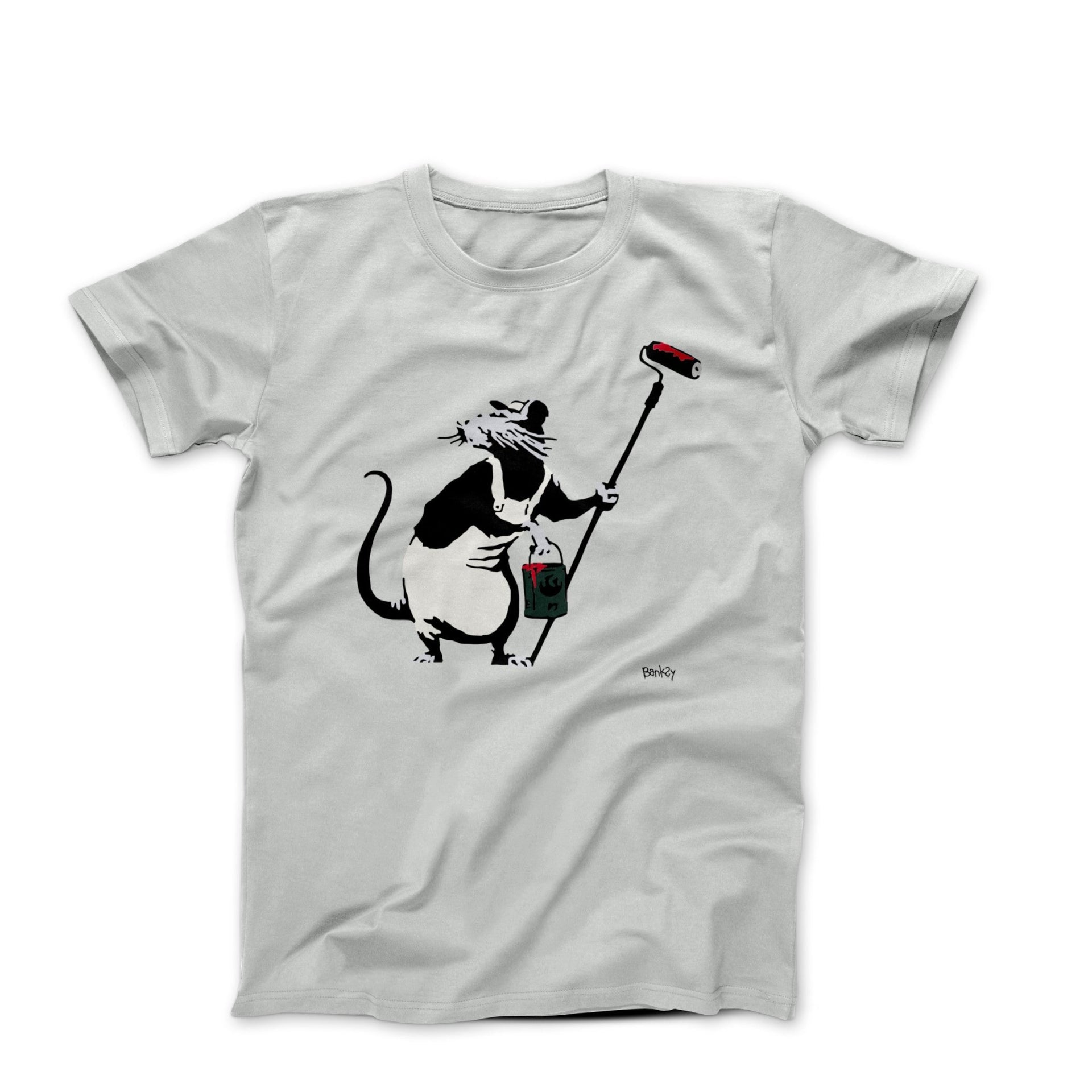 Banksy Painter Rat (2015) Street Art T-shirt - Street, Pop & Media Art - Harvey Ltd