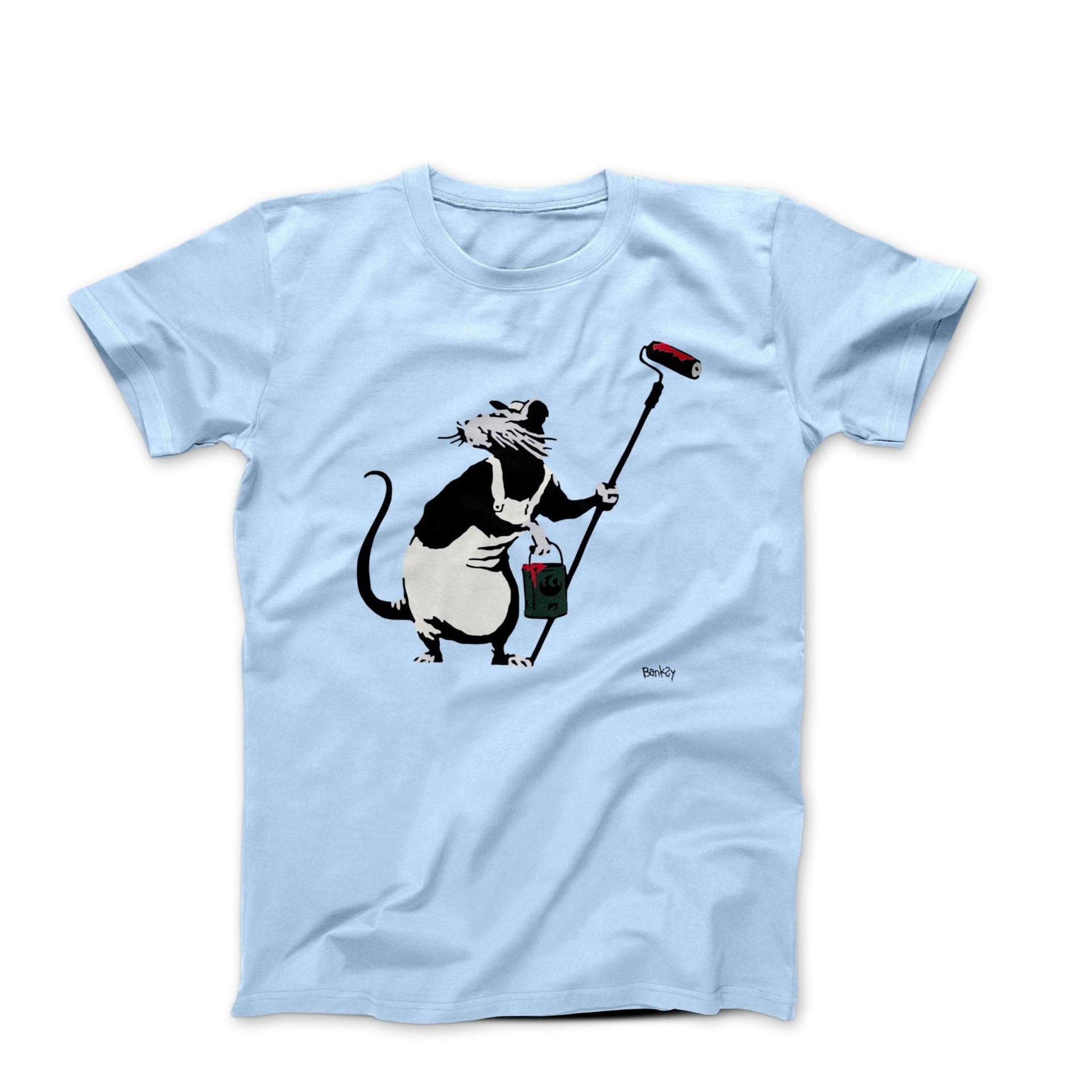 Banksy Painter Rat (2015) Street Art T-shirt - Street, Pop & Media Art - Harvey Ltd