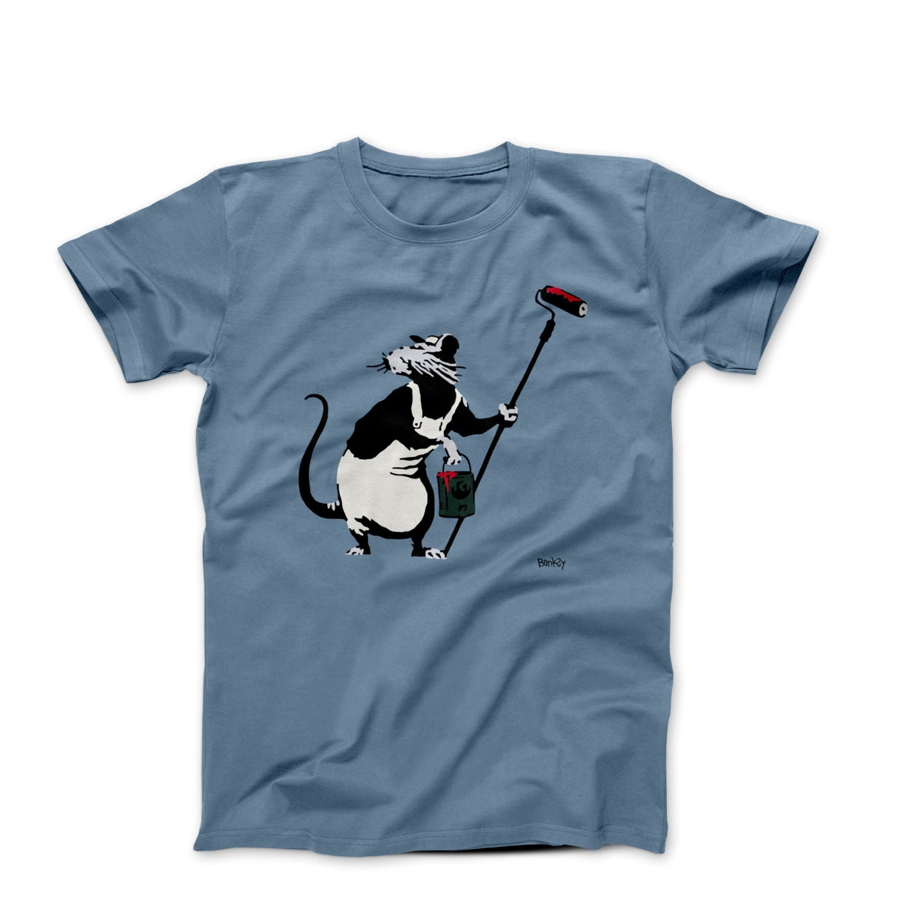 Banksy Painter Rat (2015) Street Art T-shirt - Street, Pop & Media Art - Harvey Ltd