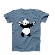 Banksy Pandamonium Armed Panda (2015) Street Art T - Shirt - Clothing - Harvey Ltd