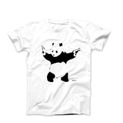 Banksy Pandamonium Armed Panda (2015) Street Art T - Shirt - Clothing - Harvey Ltd