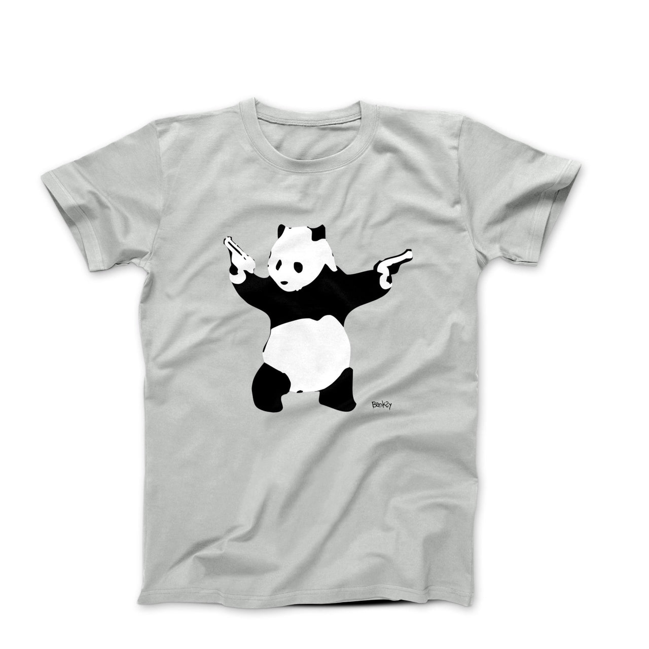 Banksy Pandamonium Armed Panda (2015) Street Art T-Shirt - Street, Pop & Media Art - Harvey Ltd