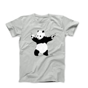 Banksy Pandamonium Armed Panda T-Shirt - Street, Pop & Media Art - Harvey Ltd