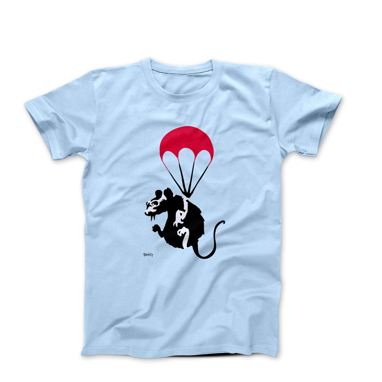 Banksy Parachute Rat Street Art T-shirt - Street, Pop & Media Art - Harvey Ltd