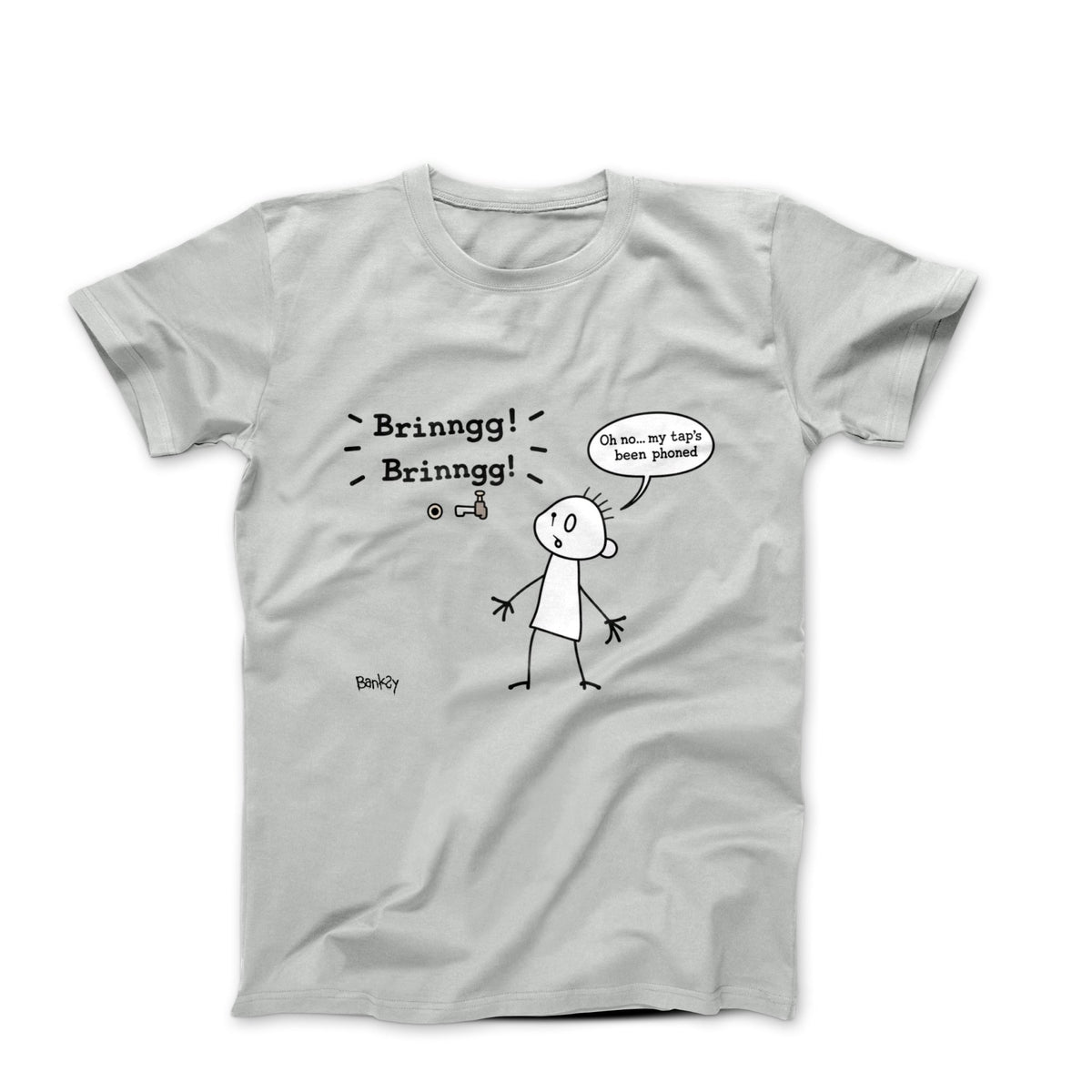 Banksy Phone Tap 2011 Street Art T-shirt - Street, Pop & Media Art - Harvey Ltd