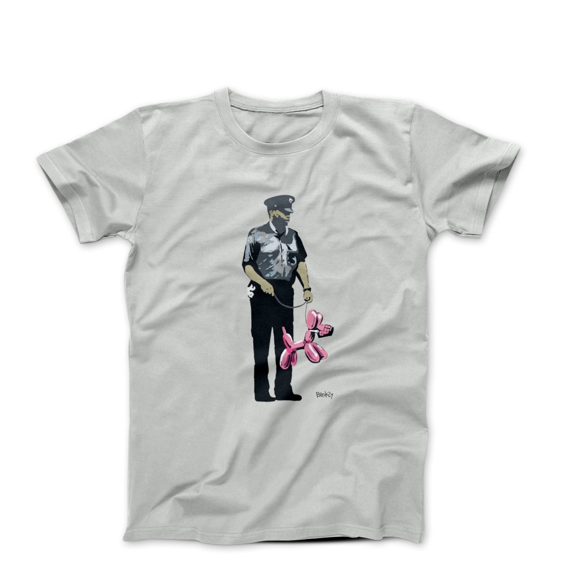 Banksy Pink Balloon Dog Graffiti T-shirt - Street, Pop & Media Art - Harvey Ltd