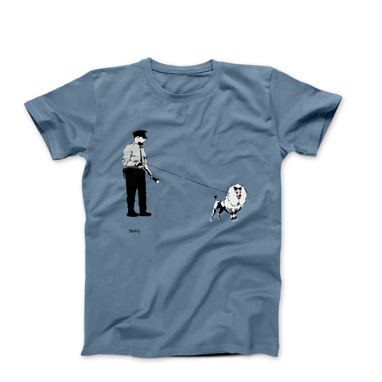 Banksy Police Show Dog Street Art T-shirt - Street, Pop & Media Art - Harvey Ltd