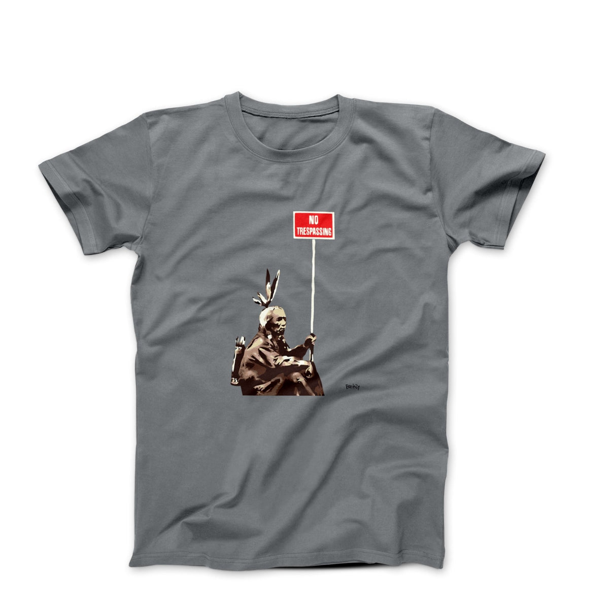 Banksy Property Warning 2010 Street Art T-shirt - Street, Pop & Media Art - Harvey Ltd