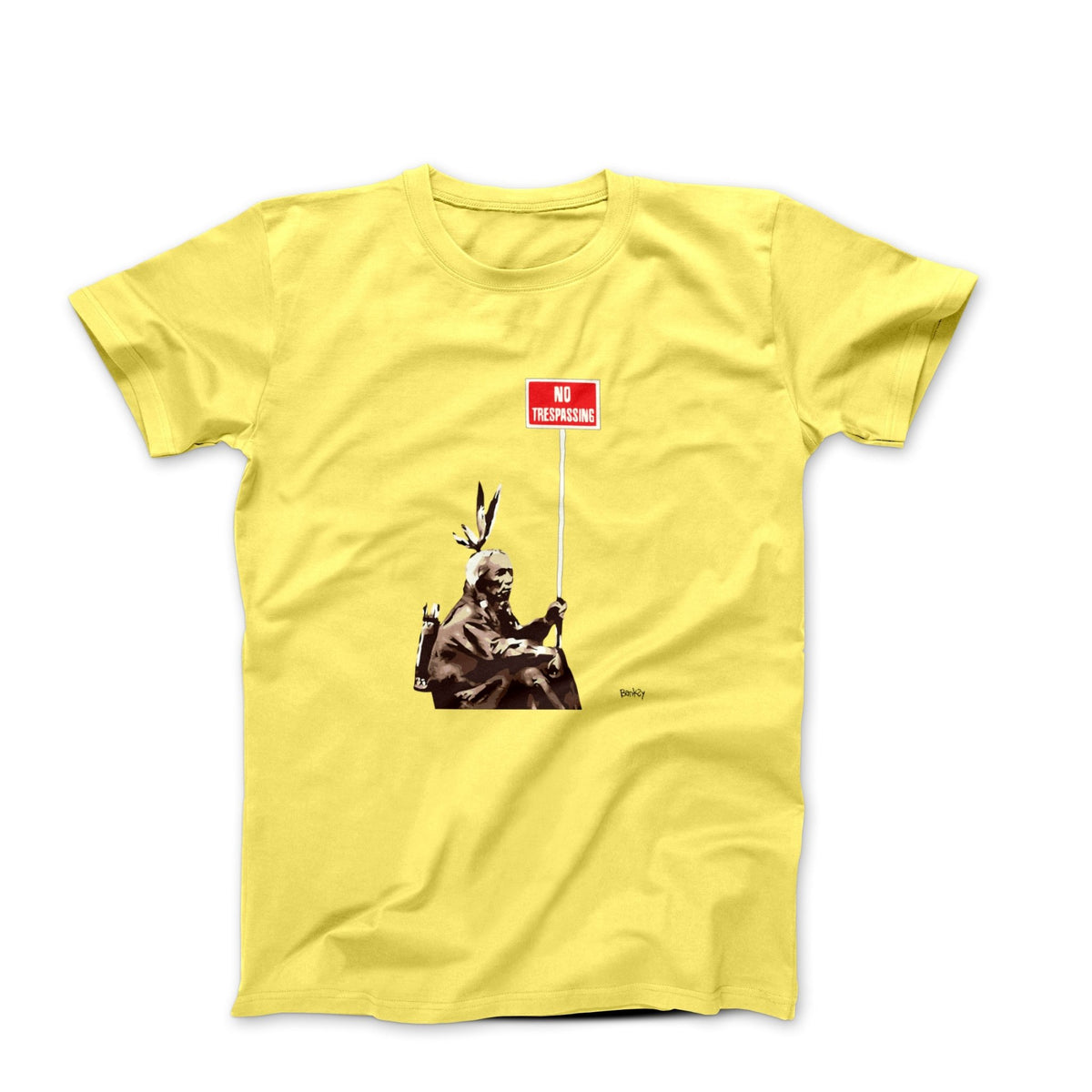 Banksy Property Warning 2010 Street Art T-shirt - Street, Pop & Media Art - Harvey Ltd