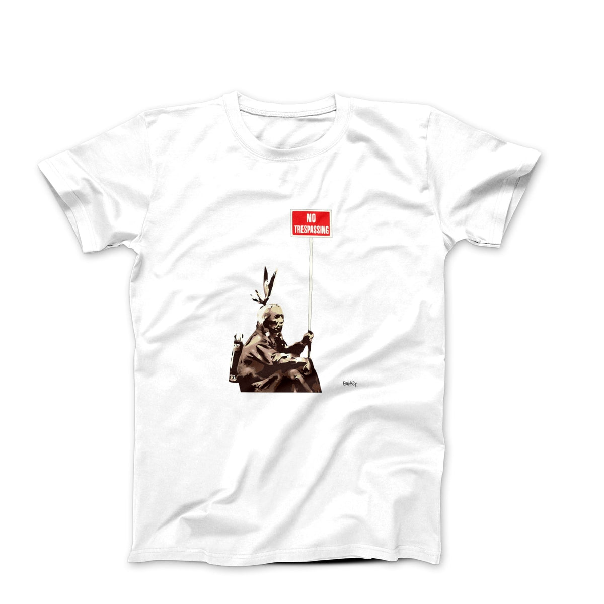Banksy Property Warning 2010 Street Art T-shirt - Street, Pop & Media Art - Harvey Ltd