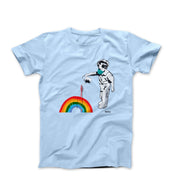 Banksy Rainbow Boy Street Art T-shirt - Street, Pop & Media Art - Harvey Ltd