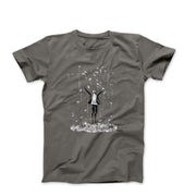 Banksy Raining Money Street Art T-shirt - Street, Pop & Media Art - Harvey Ltd