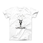 Banksy Raining Money Street Art T-shirt - Street, Pop & Media Art - Harvey Ltd