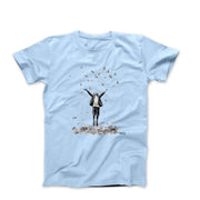 Banksy Raining Money Street Art T-shirt - Street, Pop & Media Art - Harvey Ltd