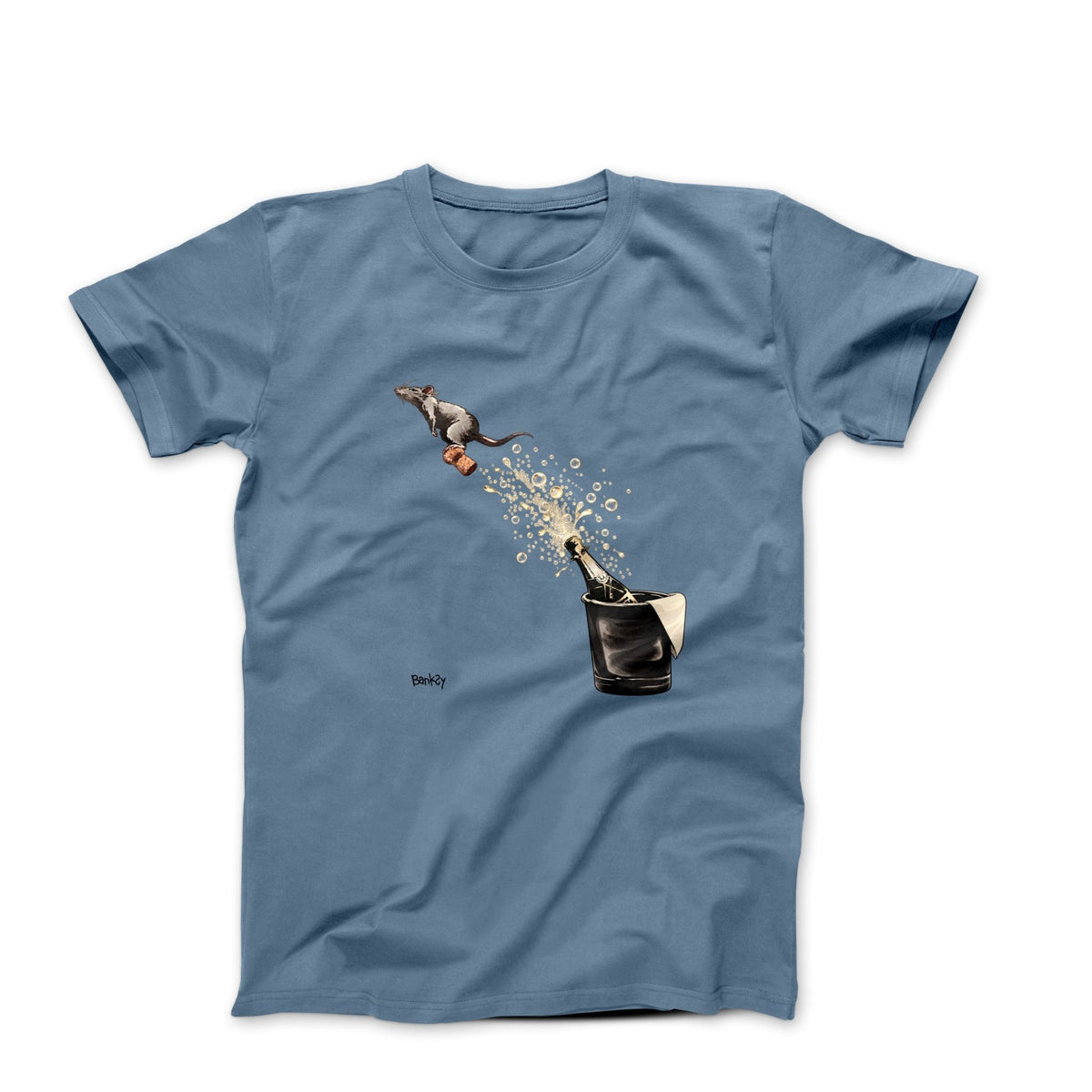 Banksy Rat Riding Cork Street Art T-shirt - Street, Pop & Media Art - Harvey Ltd