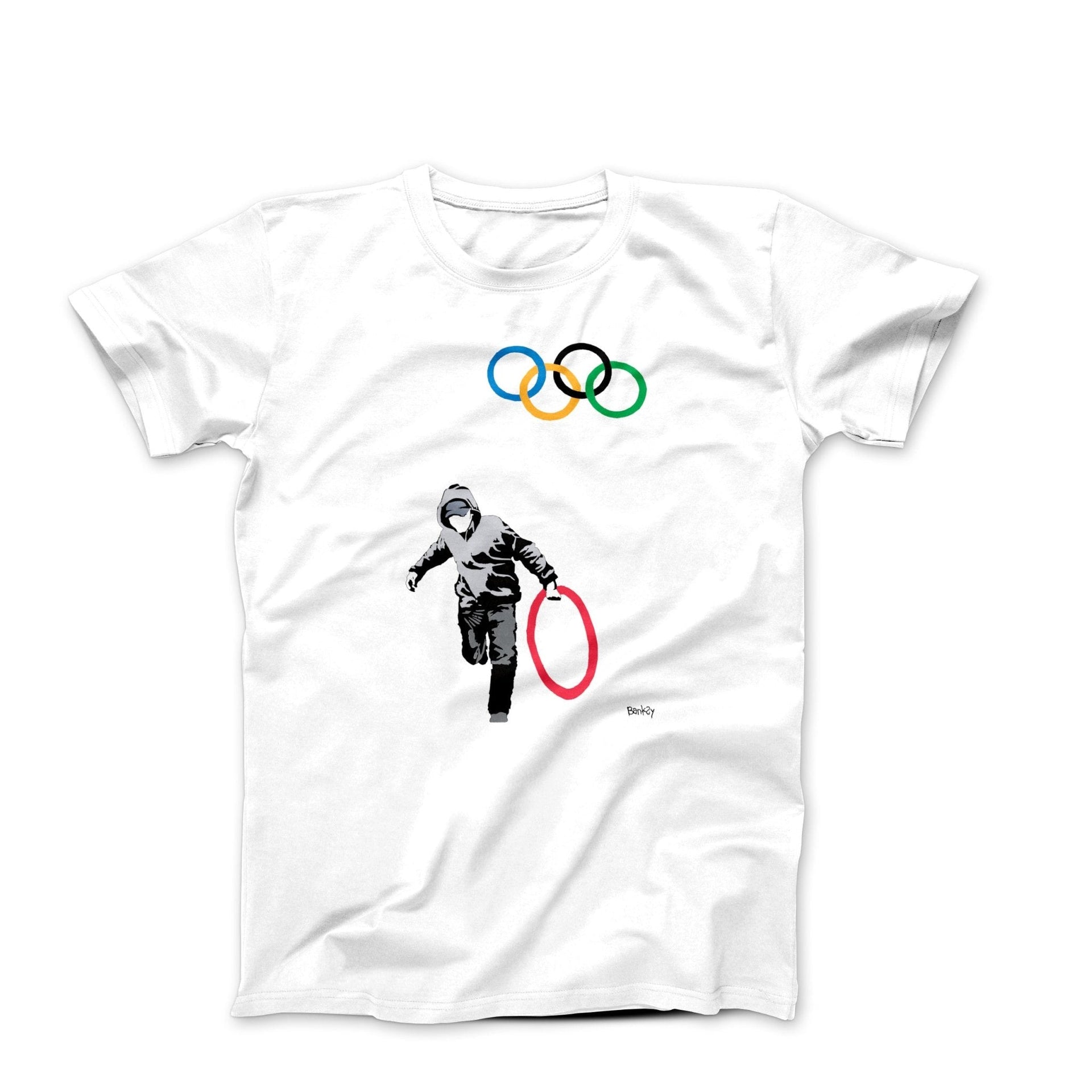 Banksy Ring Thief Street Art T-shirt - Street, Pop & Media Art - Harvey Ltd