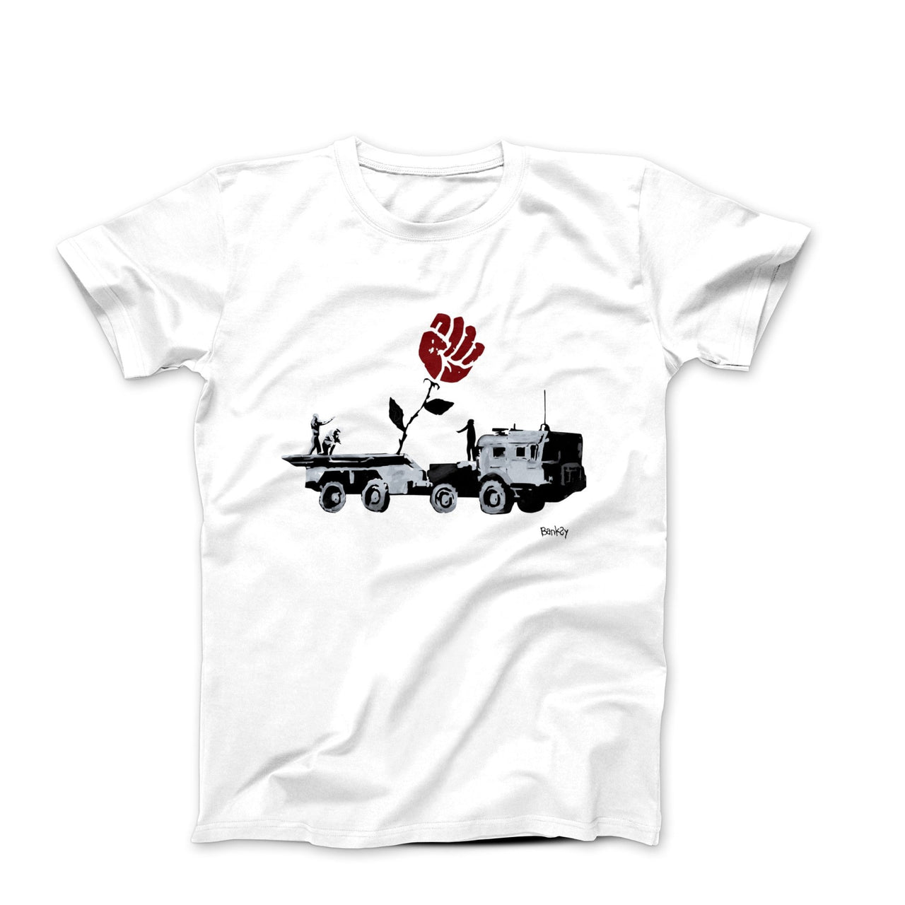Banksy Rocket Launcher In Kiev (2022) Street Art T-shirt - Street, Pop & Media Art - Harvey Ltd