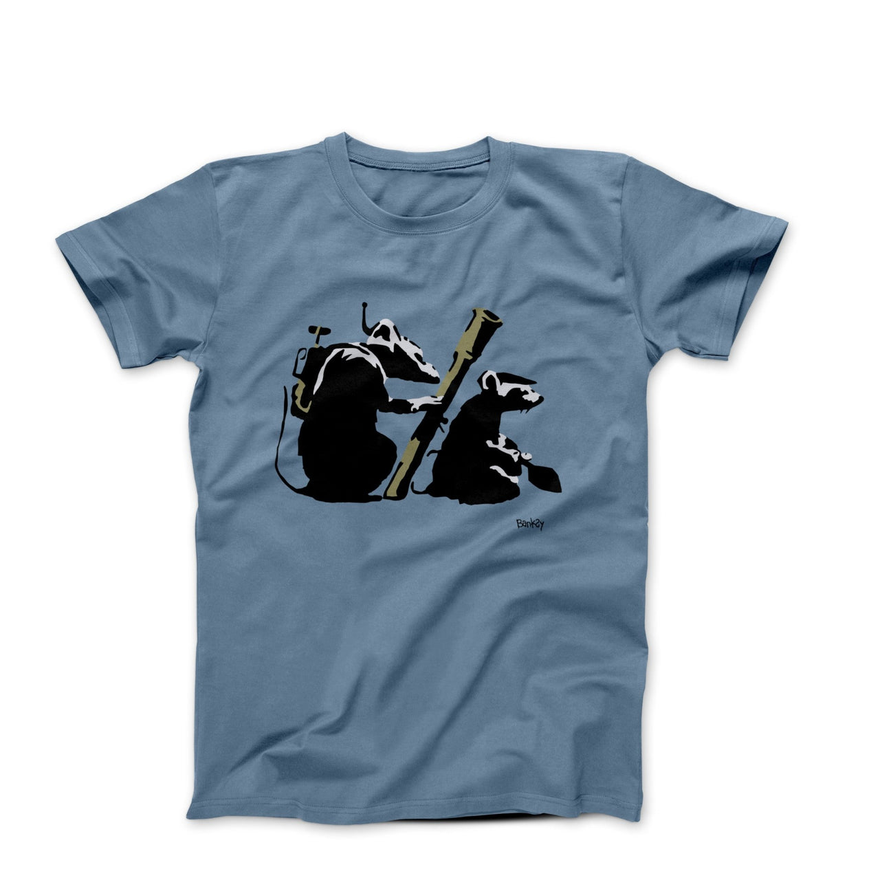 Banksy Rocket Launcher Rats Street Art T-shirt - Street, Pop & Media Art - Harvey Ltd