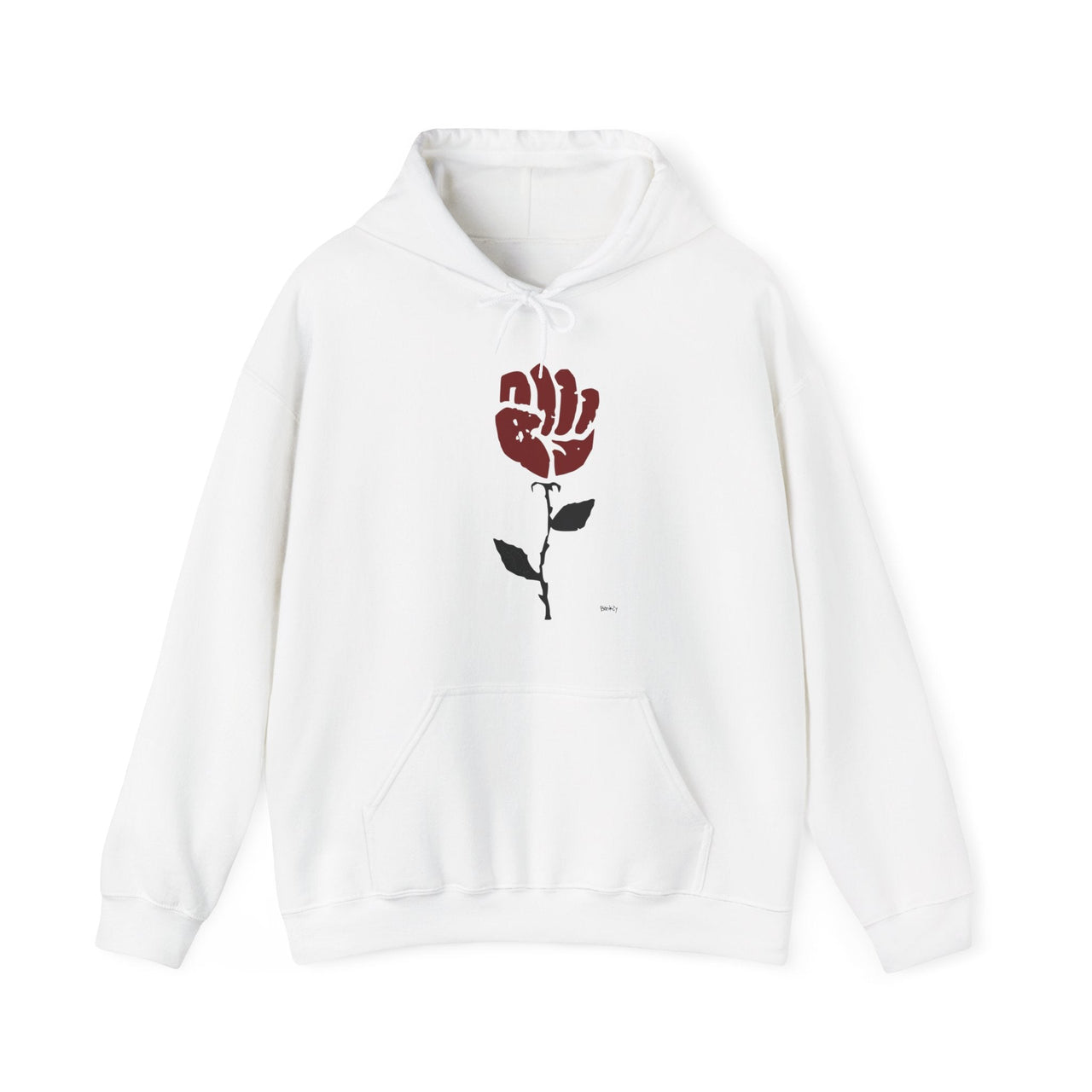 Banksy Rose In Sidewalk (2008) Street Art Hoodie - Hoodie - Harvey Ltd