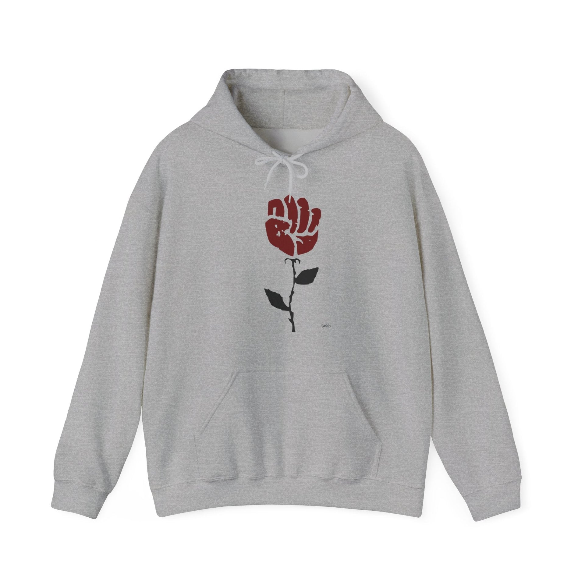 Banksy Rose In Sidewalk (2008) Street Art Hoodie - Hoodie - Harvey Ltd