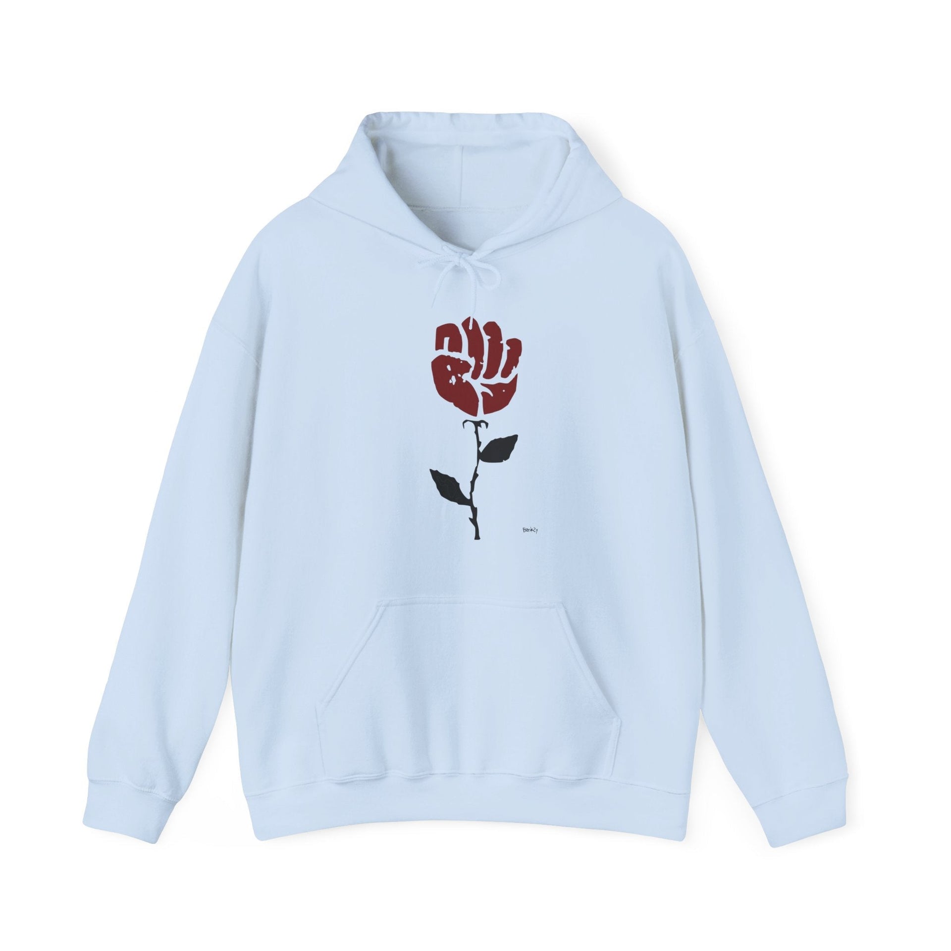 Banksy Rose In Sidewalk (2008) Street Art Hoodie - Street, Pop & Media Art - Harvey Ltd