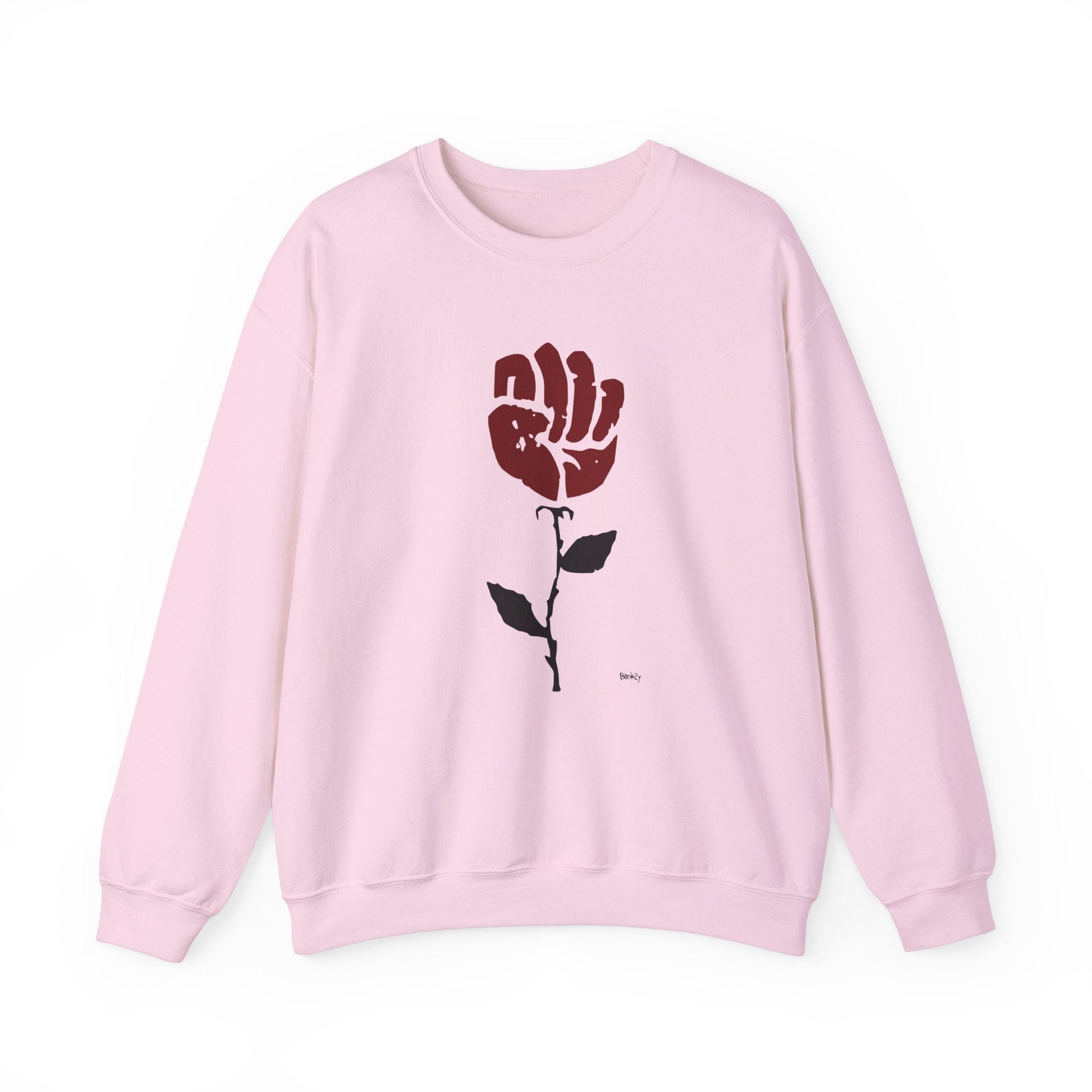 Banksy Rose In Sidewalk (2008) Street Art Sweatshirt - Sweatshirt - Harvey Ltd