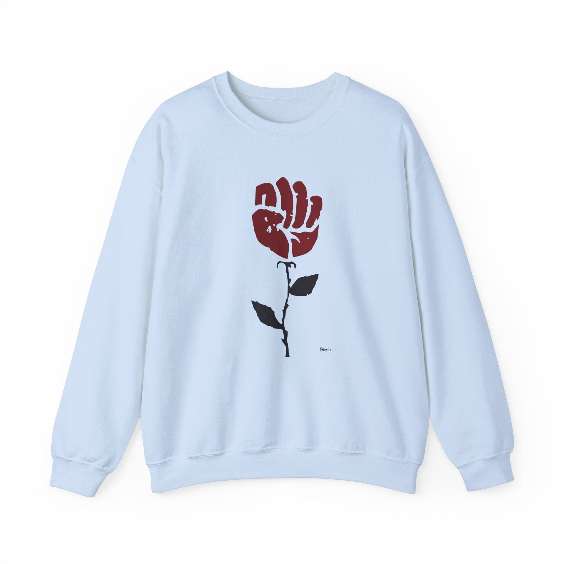 Banksy Rose In Sidewalk (2008) Street Art Sweatshirt - Sweatshirt - Harvey Ltd