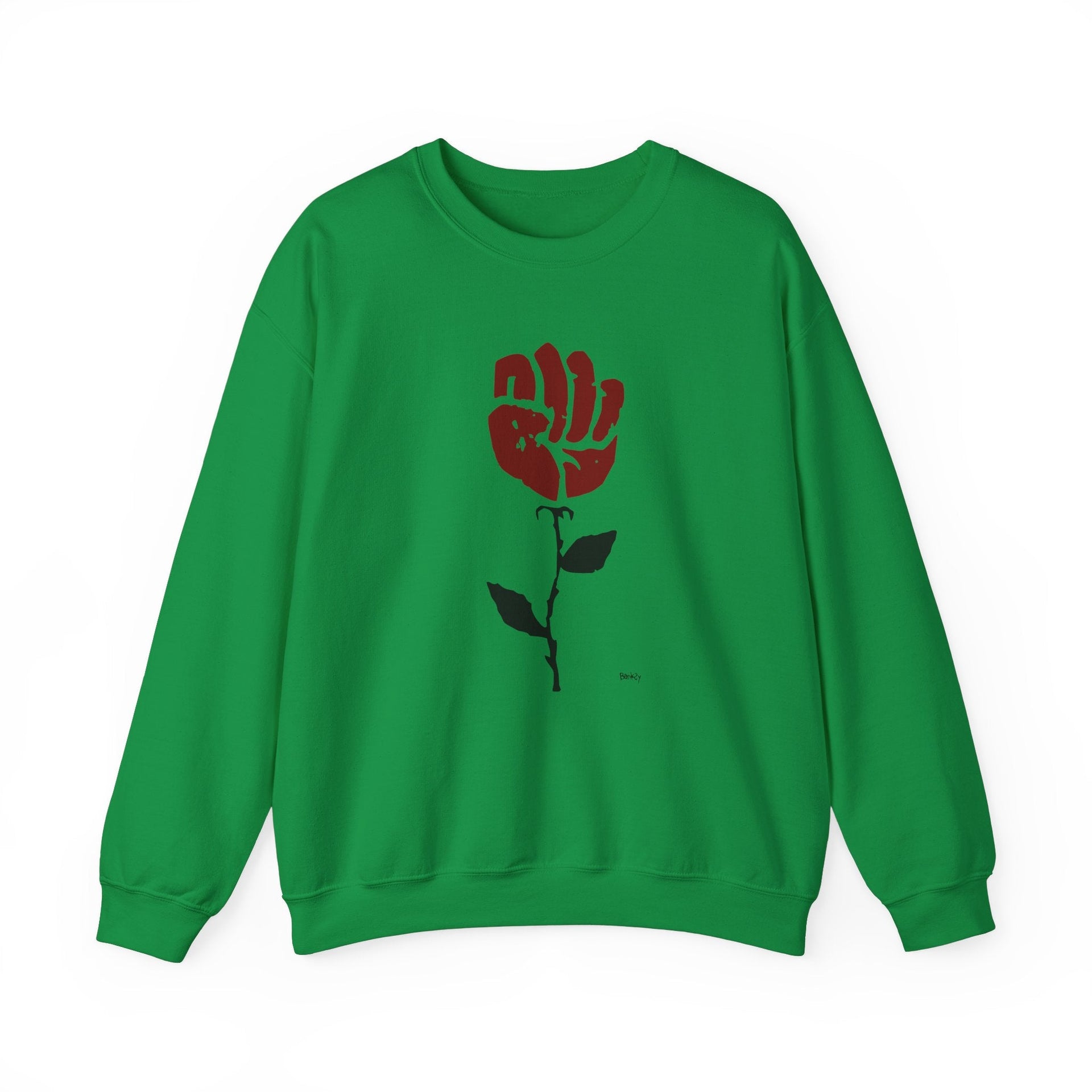 Banksy Rose In Sidewalk (2008) Street Art Sweatshirt - Sweatshirt - Harvey Ltd