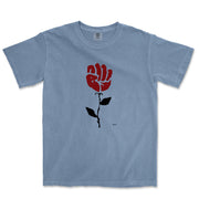 Banksy Rose In Sidewalk Garment - Dyed T-shirt - Street, Pop & Media Art - Harvey Ltd