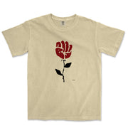 Banksy Rose In Sidewalk Garment - Dyed T-shirt - Street, Pop & Media Art - Harvey Ltd