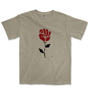 Banksy Rose In Sidewalk Garment - Dyed T-shirt - Street, Pop & Media Art - Harvey Ltd