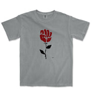 Banksy Rose In Sidewalk Garment - Dyed T-shirt - Street, Pop & Media Art - Harvey Ltd