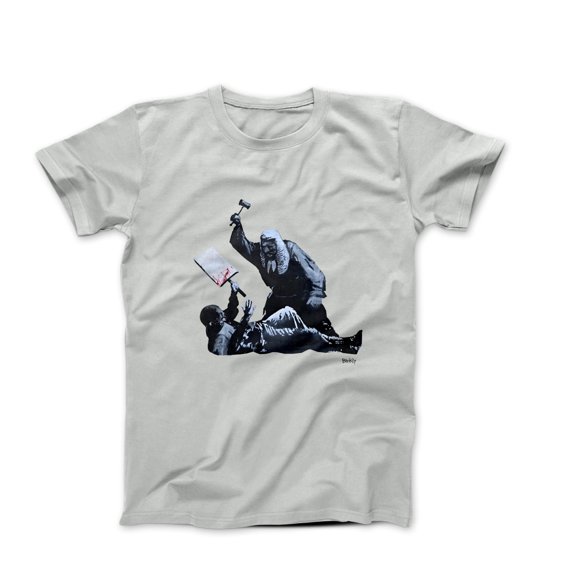 Banksy Royal Courts of Justice T-shirt - Street, Pop & Media Art - Harvey Ltd